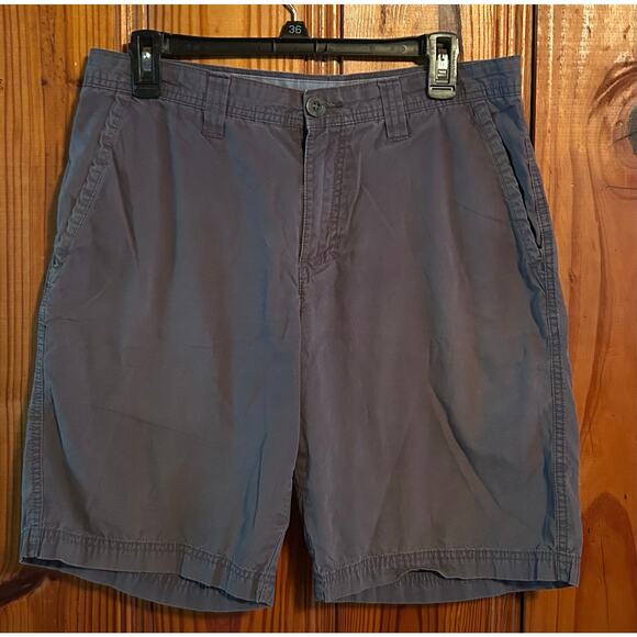 Mens gray Columbia Sportswear flat front shorts size 32 - Picture 1 of 3